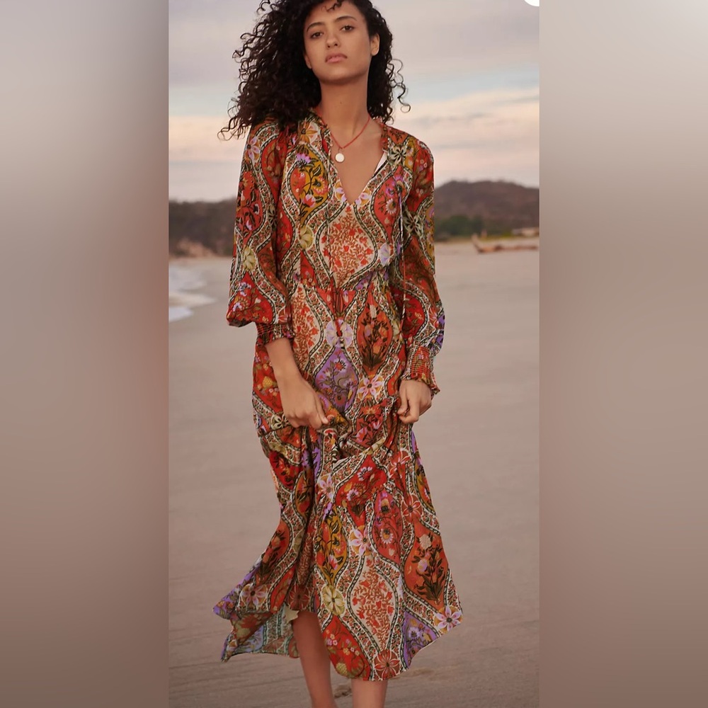 Farm Rio Maxi Floral Dress